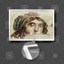 Sml Tablo Zeugma Çingene Kızı Mozaik Nizip Türkiye Çerçeveli Yatay Kanvas Tablo
