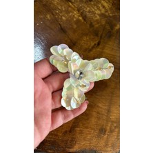 Gönülden Tasarım Zirkon Taşlı Pul Payetli Çiçek Arma Dikiş Aplike 8x8 cm