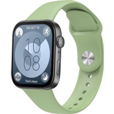 ZORE Huawei Watch Fit 3 Krd-11 22MM Silikon Kordon-Yeşil