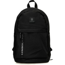 Lumberjack Unisex ml Olıver CT185 Unisex Gezi Antrenman Okul Sırt Çantası Casual/günlük Düz Tek Ebat Siyah Sır
