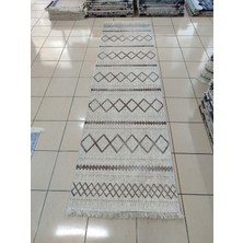 Armones Home 80X300 cm  Makinada Yıkanabilir Dijital Baskı Kaymaz Dod Taban 3,5mm Süngerli Yolluk