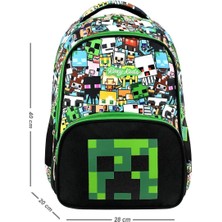 Roxy Back To School Mine Creeper 3'lü Set Ilkokul Çantası, Termal Beslenme Çantası ve Kalem Kutusu Seti