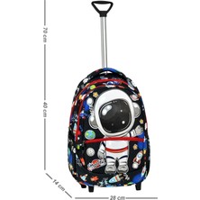 Athletic Back To School Okul Çekmeli Okul Çantası Çekçekli Okul Çantası Erkek Tekerlekli Okul Çantası Astron