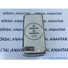 Köksal Anahtar Chery Omoda 5, Tiggo 7 Pro, Tiggo 8 Pro, Anahtar Kılıfı White