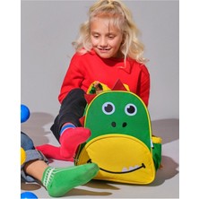 Zoozy Tek Ebat Dinozor Sırt Çantası Yeşil Back To School Dinazor Sırt Çantası