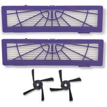 Srfn Ticaret Neato Botvac Uyumlu D7 Robot Süpürge Yan Fırça ve Hepa Filtre