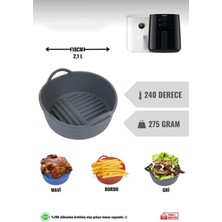 Remna Airfryer Silikon Pişirme Kabı, Xiaomi 3,5 L ve Philips 4,1 ile Tam Uyumlu