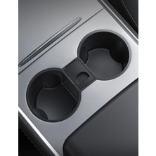 Li Parts Tesla Model Y 3 Orta Konsol 3'lü Set: Kolçak Gizli Saklama Kutusu(Geliştirilmiş Versiyon) + Orta Konsol Düzenleyici + Bardaklık