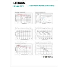 Lexron 9AH-12V Kuru Tip Akü