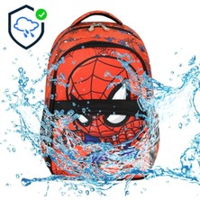 Roxy Back To School Dijital Spider Man Baskılı 3'lü Set Ilkokul Çantası, Termal Beslenme Çantası ve Kale