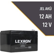 Lexron 12AH-12V Kuru Tip Akü