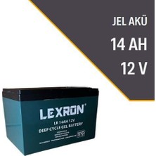 Lexron 14AH-12V Jel Akü