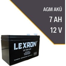 Lexron 7AH-12V Kuru Tip Akü