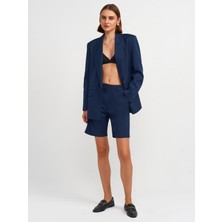 Dilvin 71541 Ayarlanabilir Belli Bermuda Şort-Lacivert