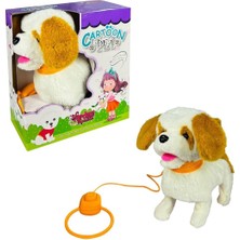 PFT-B019 Peluş Tasmalı Yürüyen Köpek -Vardem Oyuncak