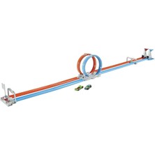 GFH85 Hot Wheels Çift Çemberde Depar Pist Seti