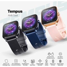 46 mm Tempus 46MM Tft Ekranlı Dikdörtgen Kasa Akıllı Saat Çok Renkli Pembe Çok Renkli Resmi Distrib