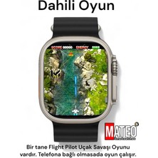 Çok Renkli Akıllı Saat Watch Ultra 45MM ve Bluetooth Kablosuz Kulaklık Android Ios Uyumlu 2 In 1 It