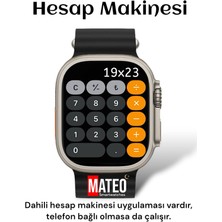 Çok Renkli Akıllı Saat Watch Ultra 45MM ve Bluetooth Kablosuz Kulaklık Android Ios Uyumlu 2 In 1 It