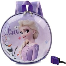 Batallı Pembe Elsa Frozen Sırt Çantası Tek Ebat Back To School Mix Sırt Çantası