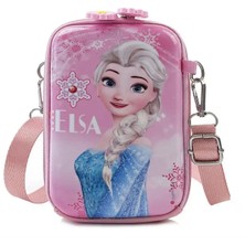 Batallı Back To School Elsa Frozen Çanta Pembe Mix