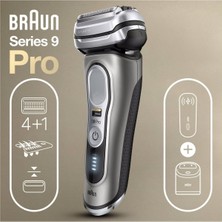 Braun 1 - 3 Series 9 Islak & Kuru Tıraş Makinesi + Şarjlı Seyahat Kabı+ Tıraş Losyonu- Sıfır Tıraş Çok Re