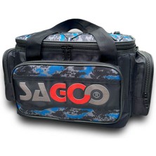 Sagoo Mavi Tackle Bag Blue Camo Balıkçı Malzeme Çantası