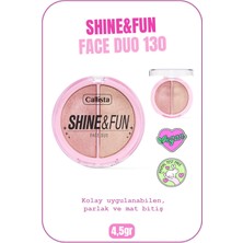 Note Callista Shine & Fun Face Duo Allık & Aydınlatıcı Paleti 130 Shine Squad