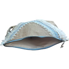 Vertiginoso Inci Boncuk Işlemeli Kadın Portföy Clutch El Çantası
