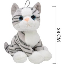 Peluş Oyuncak Kedi 28 cm