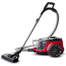 Karaca 0-250 L Vantuz Action Force F3 Kırmızı Toz Torbasız Elektrikli Süpürge H13 2 Yıl 50 Hz / 60 Hz Elek