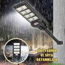 Dekohop Solar Güneş Enerjili 800W Kumandalı ve Hareket Sensörlü 800 LED Bahçe ve Sokak Aydınlatma Lambası