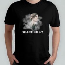 Pixxa Silent Hill 2  Pamuklu Bisiklet Yaka T-Shirt Model - 1