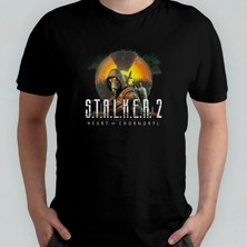 Pixxa Stalker 2: Heart Of Chornobyl  Pamuklu Bisiklet Yaka T-Shirt Model - 1