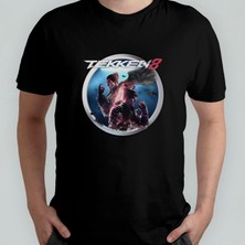 Pixxa Tekken 8  Pamuklu Bisiklet Yaka T-Shirt Model - 1