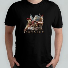 Pixxa Assassin's Creed Odyssey  Pamuklu Bisiklet Yaka T-Shirt Model - 1