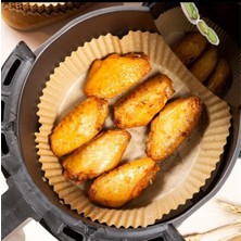 Remna Airfryer Pişirme Kağıdı, Fritöz Pişirme Kağıdı, Standart Boy, Tüm Airfryer Modelleri ile Uyumlu, 50 Adet