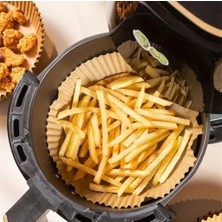 Remna Airfryer Pişirme Kağıdı, Fritöz Pişirme Kağıdı, Standart Boy, Tüm Airfryer Modelleri ile Uyumlu, 50 Adet