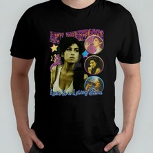 Pixxa Amy Winehouse  Pamuklu Bisiklet Yaka T-Shirt Model - 1