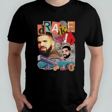 Pixxa Drake  Pamuklu Bisiklet Yaka T-Shirt Model - 1