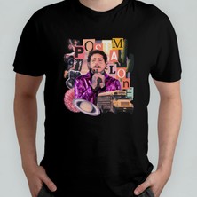 Pixxa Post Malone  Pamuklu Bisiklet Yaka T-Shirt Model - 1