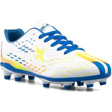 Çiğdem Kundura Çiğdem Halı Saha/krampon Futbol Ayakkabı - Beyaz-Sax-Yeşil - 44