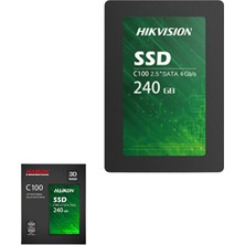 Hıkvısıon C100 Serisi 2.5 240GB Sata3 550/470 SSD Disk HS-SSD-C100/240G