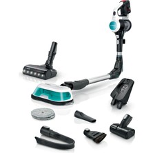 Bosch Siyah Pro Hygienic Islak Kuru 2 Sı 1 Arada Premium Aqua Şarjlı Dikey Süpürge 10 Yıl Motor Garantili