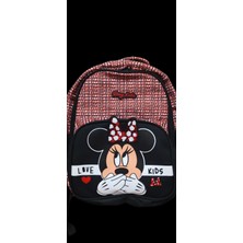 SK Toys Mickey Mouse Mınnıe Ilkokul Çantası Seti Ilkokul Çantası, Termal Beslenme Çantası ve Kalem Kutusu