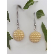 Crystal Atelier El Yapımı Tasarım Böğürtlen Vintage Aesthetic Soft Kadın Sallantılı Hediyelik Meyve Küpe