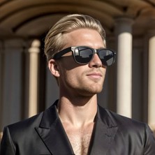 Bappir Siyah Mat Unisex Güneş Gözlüğü UV400 Korumalı