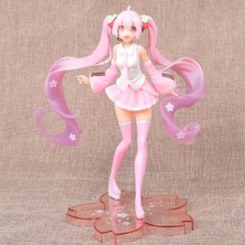 Hediye Vakti Hatsune Miku Sakura Anime Figür 23 cm