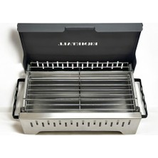 Easy Grill Easygrill Inoks Paslanmaz Kolay Katlanır Portatif Siyah Mangal