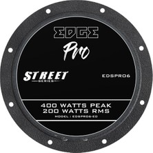 Edge Edspro6-E1 Edge Street-Serisi 16 cm Midrange 200W Rms 400W Maksimum